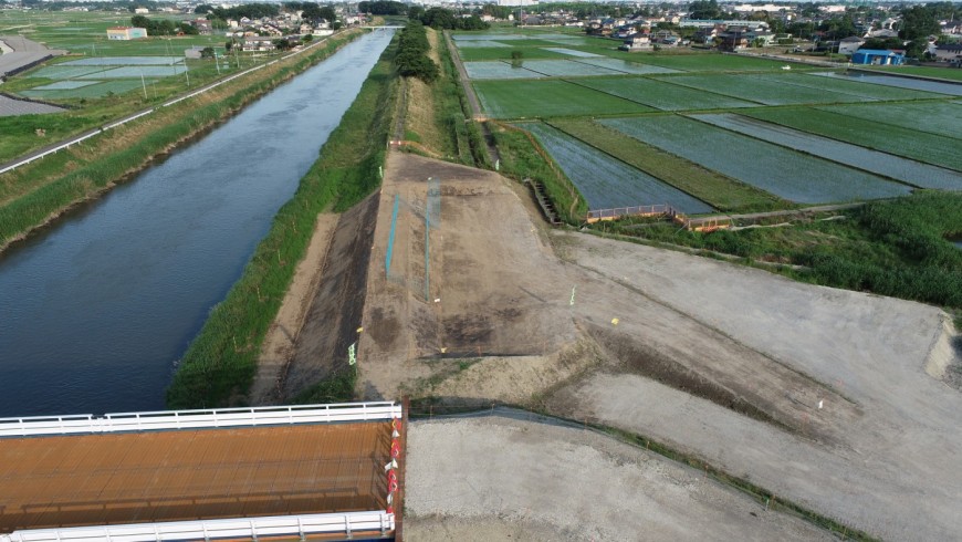 令和1国道4号東埼玉道路中川連絡線橋下部その1工事